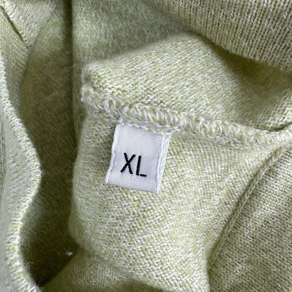The Doonbeg Collection Men's XL Wool Cotton Golf Sweater Vest V-Neck Made Italy